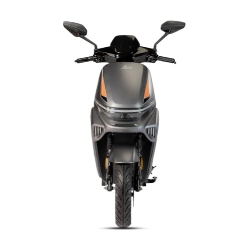 Image of AMO Brisk 60V Lithium Ion Battery Low Speed Electric Scooter | 25 km /h | 60-70 km Range | Non-RTO | Portable Charger | Grey