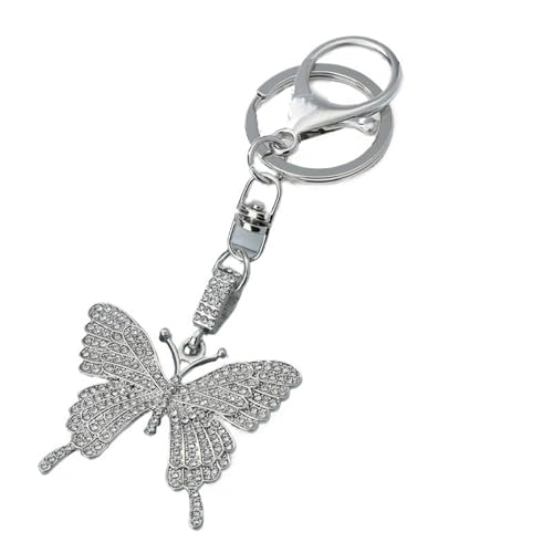 Porte-clés de voiture à la mode pendentif papillon idéal pour offrir en cadeau