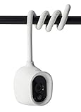Versatile Twist Mount Compatible with Arlo HD Camera, Flexible Gooseneck-Like Mount - Attach Your Arlo HD Camera Wherever You Like Without Tools or Wall Damage - by Wasserstein (White)