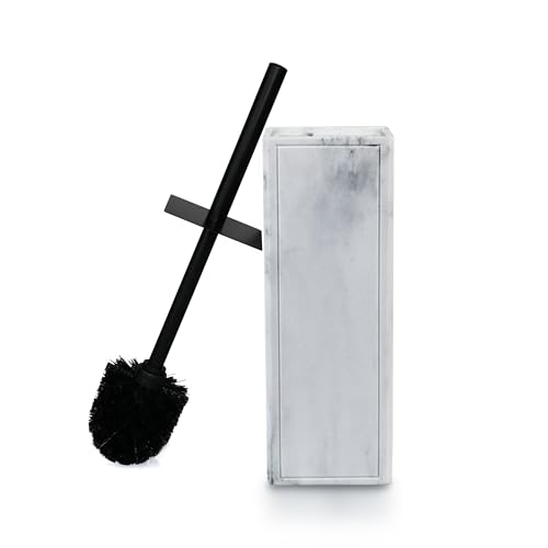 Image of Toilet Brush and Holder Set for Bathroom, Stylish and Durable Cleaning Tool with Modern Design, Compact for Efficient Cleaning