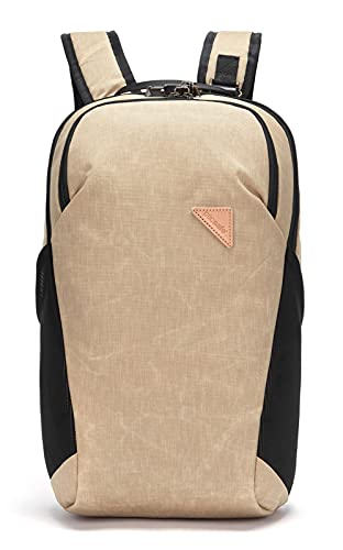 Pacsafe Vibe 20 Liter Anti Theft Travel Daypack-Fits a 13 inch Laptop, Coyote, 20L