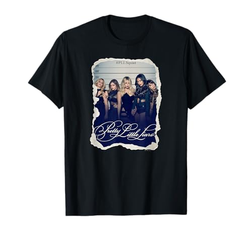 Pretty Little Liars Group Mugshot Torn Photo T-Shirt