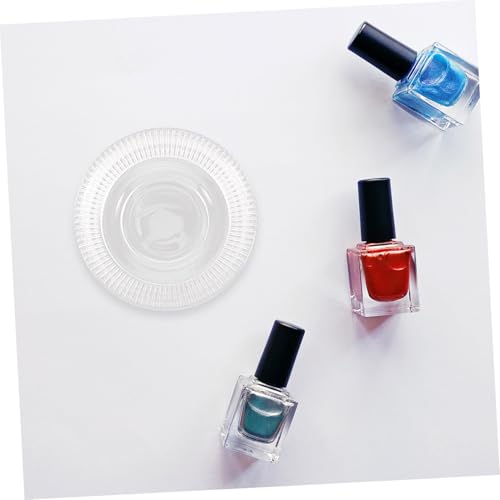 Plato de cristal para acrílico de uñas multiuso miniatura 4