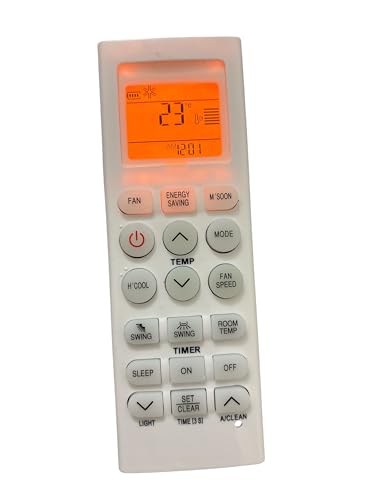 Image of Light Remote Compatible with LG AC Remote Control Model AKB73975614 AKB73975615 (with Backlight) Suitable for 1 1.5 2 Ton Split & Window AC [AC - 36I] (in case of Any Issues, Contact Customer Care)