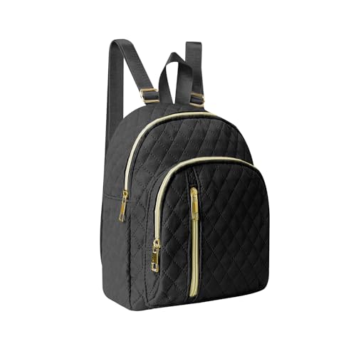 Sac à dos matelassé AfitLulu pour femme avec 3 poches zippées