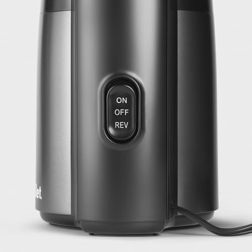 nutribullet Slow Juicer, estrattore di succo a freddo, estrattore frutta e verdura, potenza 150W, vaschetta per polpa da 887ml, caraffa da 700ml, nero, NBJ500 - immagine 5