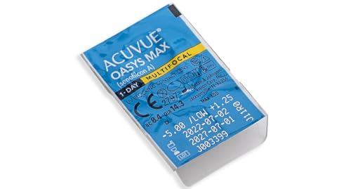 Lentes de contacto Acuvue Oasys Max 1-Day Multifocal con diseño Pupil Optimized y 8.4 BC 4