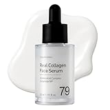 TOSOWOONG Real Collagen Face Serum, Hydrating & Firming Serum with hydrolyzed collagen, Hyaluronic Acid, Plumps, Sagging Skin, Reduces Fine Lines and Wrinkles, Korean Skincare, 33ml / 1.11 fl. oz.