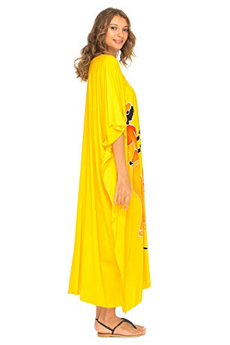 SHU-SHI vestido longo de praia longo, saída de praia, casual, plus size, saída de praia, Women Pound