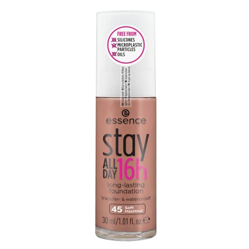 Essence Cosmetics stay ALL DAY 16h base de maquillaje de larga duración, de larga duración, matificante, corrector de color, mate, 30 ml