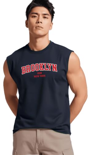 Image of JUARI BE A GENTLEMAN Men's Sleeveless Tank Top Premium Cotton Blend Muscle Fit Gym Vest | Casual Summer Shirt | Breathable & Lightweight Fitness Wear for Gym, Running & Daily Use