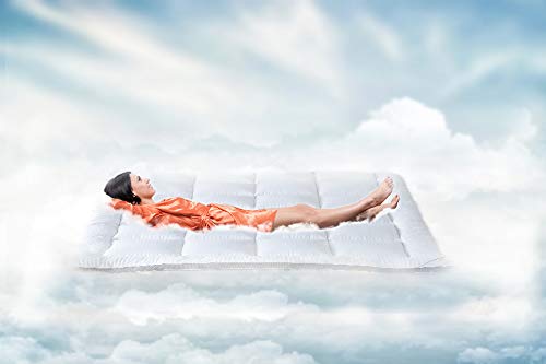 Sufuee Mattress Topper Twinxl Mattress Pad Protector - Quality Plush Luxury Down Alternative Pillow Top - 2Inch Extra Thick Mattress Cover(39"X80") #TOP5