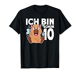 Geburtstag Ich bin schon 10 Capybara Geschenk