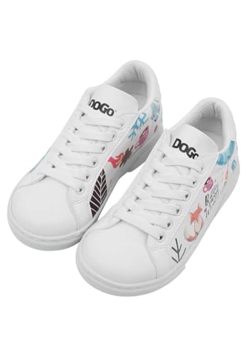 White Sneakers for Kids - Vegan Leather and Unique Design Fashion Sneakers for Kids