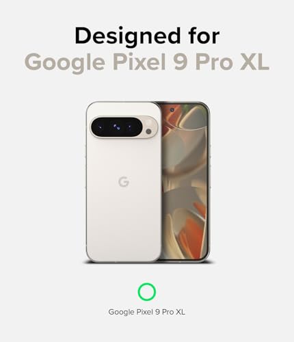 Image of Ringke Fusion Compatible with Google Pixel 9 Pro XL Case Cover Transparent Hard Back Soft Flexible TPU Bumper Scratch Resistant Natural Form Google Pixel 9 Pro XL Back Cover - Clear