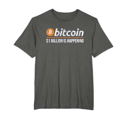 Bitcoin 1$ Million Price Prediction Cryptocurrency BTC T-Shirt