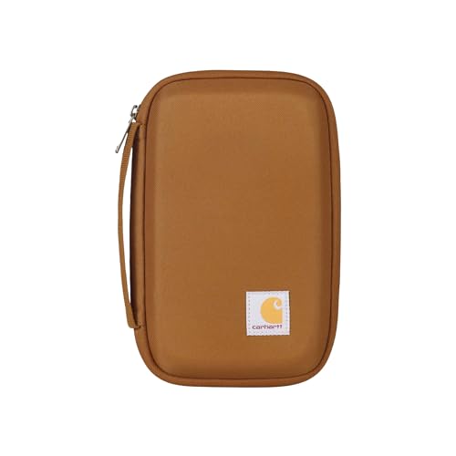 Carhartt 600-Denier Tool Organizer Durable Water-Resistant Hard Organizer (Carhartt Brown)