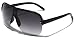 Oversized Flat Top Aviator Sunglasses Shield Men's Women's Retro 80's Vintage Glasses