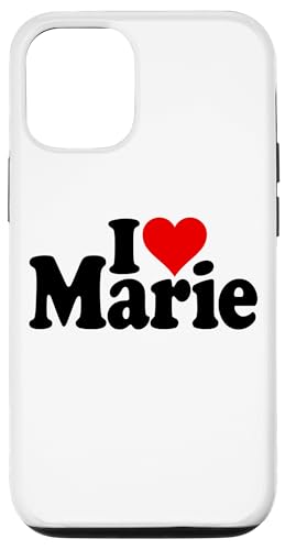 I LOVE HEART MARIE NAMEE ON A TEE �X�}�z�P�[�X iPhone 12/12 Pro �p