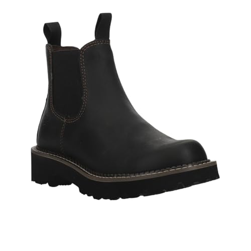Image of ARIAT Womens Fatbaby Twin Gore Round Toe Pull On Chelsea Casual Boots Ankle Low Heel 1-2 inch - Black - Size 6 W