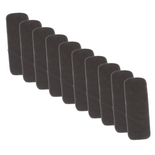 PERSELOSO 10 Piezas De Carbón De Bambú Revestimiento Lavable Con Almohadillas De Lactancia Lavables Cómodos Inserto De Pañal Insertos De Para Bebés Grey