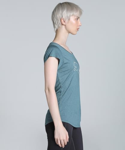 Image of Puma Run Graphic AOP SS Polyester Regular Fit Womens T-Shirt