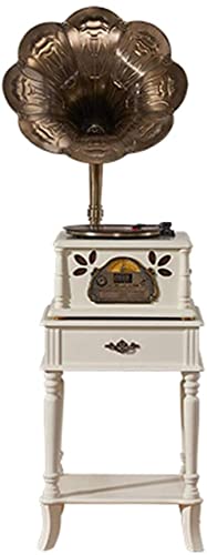VSDEXR Platine Vinyle Gramophone Tourne-Disque rétro Bluetooth Haut-Parleur Vintage Bois phonographe cuivre Corne avec… - Les Beatles, Paul McCartney, John Lennon, RIngo Starr, George Harrison VSDEXR Platine Vinyle Gramophone Tourne-Disque rétro Bluetooth Haut-Parleur Vintage Bois phonographe cuivre Corne avec…