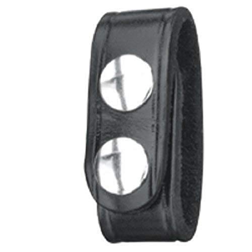 Gould & Goodrich B76-4BR 4-Pack Belt Keepers, Double Snap, Black