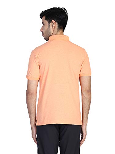 Image of OFF LIMITS Mens Logo Polo for Mens (ORNAGE Mel) Orange