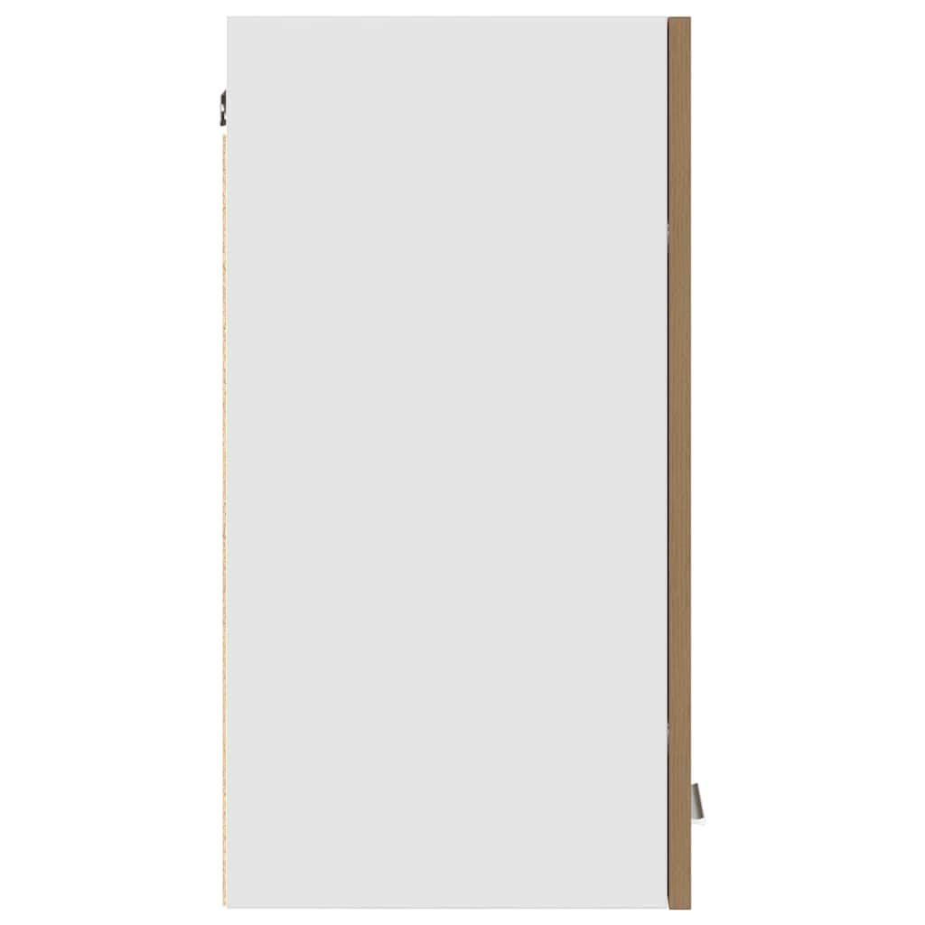 vidaXL Küchenwandschrank Lyon Artisan-Eiche 60x31x60 cm Holzwerkstoff, Wandschrank Küche, Küchenschrank, Wandschrank, Hängeschrank, Oberschrank