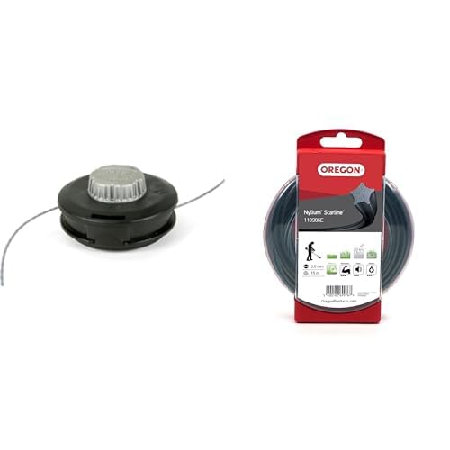 Tête de coupe Oregon 130 mm et fil nylon 3 mm pour éliminer les herbes hautes et denses