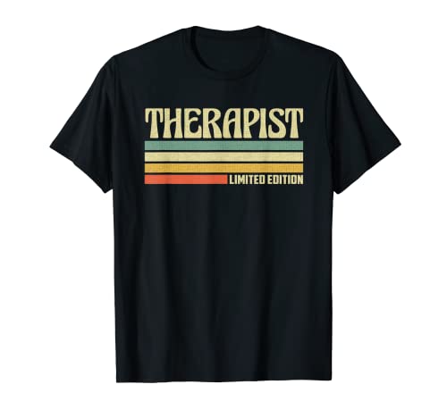 Título de trabajo de terapeuta retro Camiseta