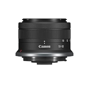 Canon RF-S10-18mm F4.5-6.3 is STM Ultra-Wide-Angle Zoom Lens, Mirrorless, Great for Vlogging & Selfies, Compact & Lightweight, for Video, Travel, Landscapes & Interiors