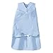 HALO SleepSack 100% Cotton Swaddle, Baby Blue, Newborn
