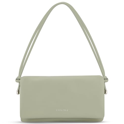 Expatrié Umhängetasche Damen Grün - Juliette - Stylische Clutch für Hochzeit, Party & Freizeit - 2 in 1 Kleine Handtasche - Crossbody Bag für Frauen - Längenverstellbarer Schultergurt