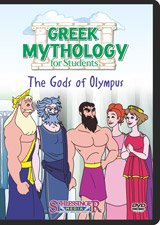 DVD The Gods of Olympus (Greek Mythology for Students) Book