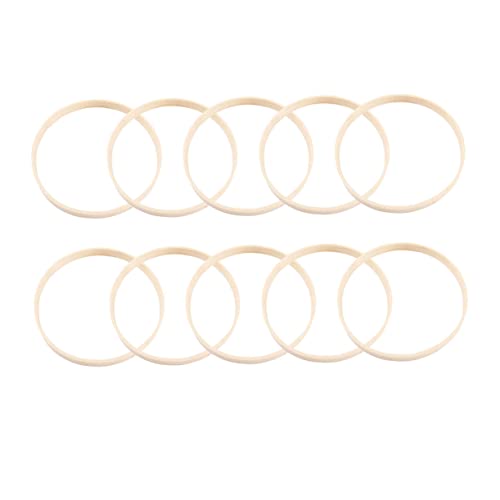 FUNOMOCYA Natural Bamboo Dream Catcher Ring 20cm Round Fan Frame DIY Craft Tool Decorative Accessory Wedding Decor Handmade