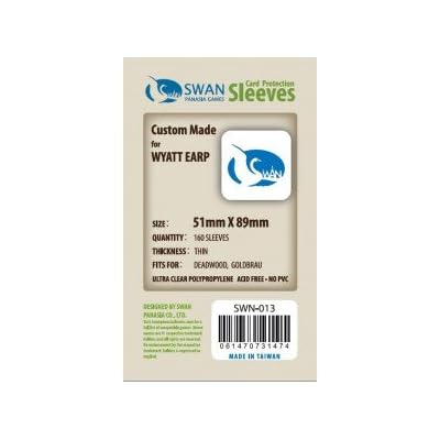 Swan Card Sleeves 51x89mm - 145 Pack, Thin Sleeves - Madagascar | Ubuy