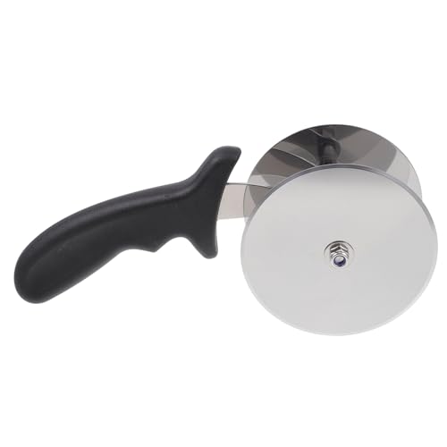 Alipis Tagliapizza Acciaio con Doppia Rotella Affilata e Manico Antiscivolo Utensile da Cucina Resistente e Sicuro per Pizza Domestica
