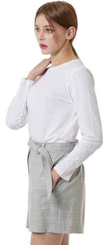 May You Be Women’s 100% Soft Cotton Crew Neck Long Sleeve T-Shirt (2-Pack,3-Pack)3