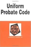 Uniform Probate Code (NUTSHELL SERIES) 0314070834 Book Cover