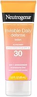 Neutrogena Invisible Daily Defense Sunscreen Lotion, Broad Spectrum SPF 30, Oxybenzone-Free & Water-Resistant, Sun &...