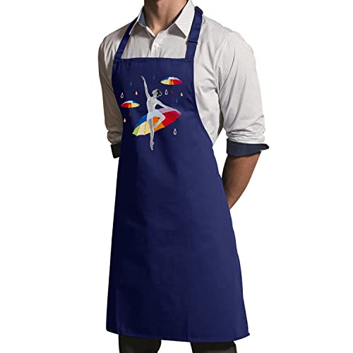 Tablier Cuisine Navy Dancer lavable et résistant aux taches tenaces de cuisson