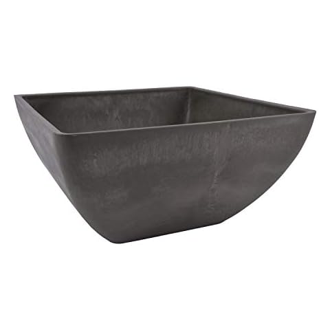 Arcadia Garden Products PSW FBD30DC Simplicity Square, 12 by 12 by 6-Inch, Dark Charcoal Cover