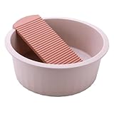 HIAKDOFT 加厚洗顔洗濯盆 携帯用キャンプ洗面器 衣類手洗い用ボード おむ洗浄用 多機能アイスバケツ ピクニック 釣り ハイキング対応