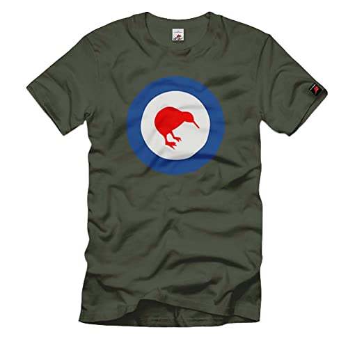 T-shirt Nouvelle-Zélande vert XL coton motif drapeau oiseau