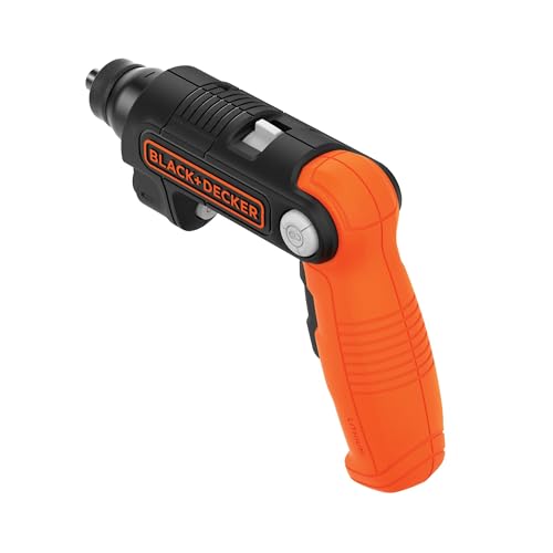 BLACK+DECKER Cordless Screwdriver with LED Light 4V MAX, Electric Screwdriver with 2 Pcs Bit Set (BDCSFL20C) by BLACK+DECKER - Image 4