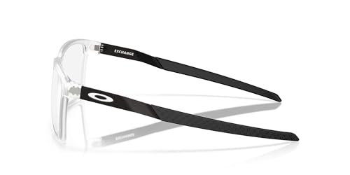 Image of Oakley mens Ox8055 Exchange Rectangular Prescription Eyewear Frames