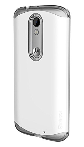 Qmadix X Series Lite For Motorola Droid Turbo 2 - Retail Packaging - White #TOP2