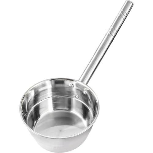 Glixoft Wasserkelle Aus Edelstahl, Große Kapazität, Handelsübliche Qualität, Langer Griff, Wasserkelle, Suppe, Küche, Suppenlöffel, Lebensmittelschaufel Für Suppen, Flüssigkeiten